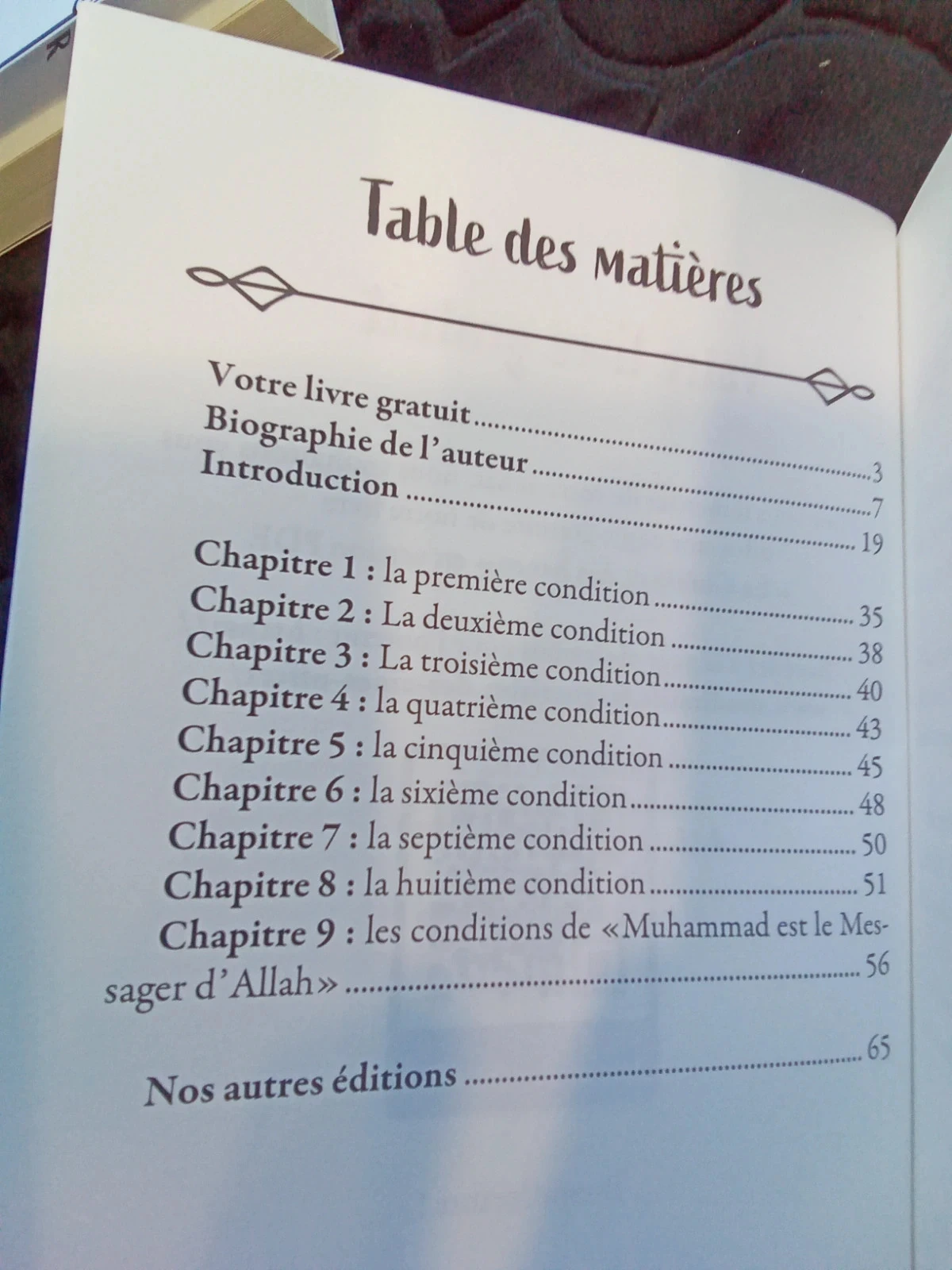 L'attestation de Foi – photo 3